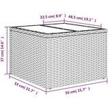  5-dijelna vrtna garnitura s jastucima svijetlosiva poliratan | shoptok.hr