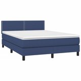  s oprugama i madracem plavi 140 x 190 cm od tkanine | shoptok.hr