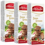 Molendini keks punjen braon kremom, 180g, 3 komada | ePonuda.com