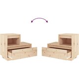 vidaXL noćni ormarić 60 x 34 x 51 cm od masivne borovine Cijene