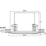 Monacor EDL-80DT | Aktivni 2 sistemski vgradni zvočnik, DANTE - - Audio-Kondric | Shoptok.si