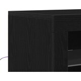  LED komoda Crni hrast 41 x 37 x 67 cm Konstruirano drvo | shoptok.hr