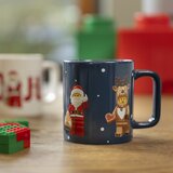 Lego Temno modra keramična otroška skodelica 300 ml Christmas Minifigures – | Shoptok.si
