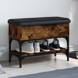  The Living Store Klop za čevlje dimljen hrast 62x32x45 cm inženirski les - Klop Za Čevlje, (21448134) | Shoptok.si