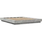 vidaXL Okvir kreveta boja betona 150x200 cm od konstruiranog drva | shoptok.hr