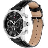 Tommy Hilfiger Analogni sat 'TH-OXFORD' crna / srebro | shoptok.hr