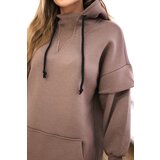 Kesi Mocca insulated turtleneck sweatshirt | shoptok.hr