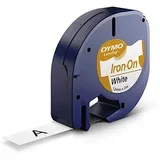Letratag Iron-On white 12 mm x 2 m