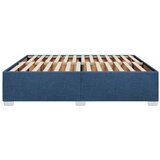  Okvir za krevet bez madraca plavi 200x200 cm od tkanine | Eponuda.com