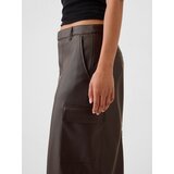 GAP Faux leather midi skirt Utility - Women's | shoptok.hr
