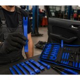  Set za popravak tapeciranog namještaja sa 45 elemenata - plavi | shoptok.hr