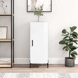 vidaXL Komoda sjajna bijela 34 5 x 34 x 90 cm od konstruiranog drva | shoptok.hr