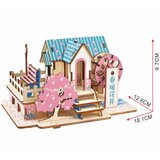  3d eko drvena puzzle - PROLEĆNA VILA | ePonuda.com