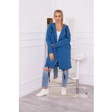 Kesi Insulated cape with hood in denim color | shoptok.hr