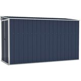 vidaXL Vrtna lopa antracitna 118x288x178 cm jeklo | Shoptok.si