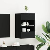  Set TV komoda 2 pcs Crna 40 x 30 x 60,5 cm Konstruirano drvo | shoptok.hr