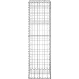 vidaXL gabionska stupna košara 40 x 40 x 140 cm željezna | shoptok.hr