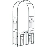  Vrtni lok s ključavnico Črna 102 x 50 x 218 cm, (5000160756) | Shoptok.si