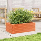  Vrtna sadilica voštano smeđa 70 x 40 x 23 cm masivna borovina | shoptok.hr
