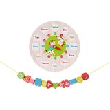  Edukativni drveni sat za djecu - Clock | shoptok.hr