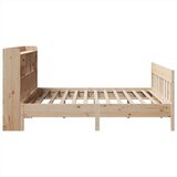 vidaXL Okvir kreveta bez madraca 180 x 200 cm od masivne borovine | shoptok.hr