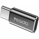 Yesido OTG adapter (GS22) Type-C do Lightning aluminijska legura 480 Mbps - Sivi | shoptok.hr