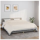  Obtežena odeja svetlo krem 235x290 cm 15 kg blago | Shoptok.si