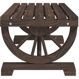  Vrtni stolić za kavu 90 x 50 x 40 cm od masivne jelovine | shoptok.hr