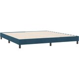  Krevet s oprugama bez madracem tamnoplavi 180x210 cm baršunasti | shoptok.hr