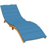 vidaXL Jastuk za ležaljku prošarani plavi 200 x 50 x 4 cm od tkanine Cijene