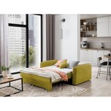 ELTAP Žuta sklopiva/s prostorom za odlaganje sofa od šenila 155 cm Laine – | shoptok.hr