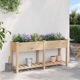 vidaXL Vrtni zasadni posod z mrežami 161x43x76 cm Trden bor, (22010825) | Shoptok.si