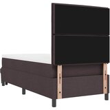  Krevet s opruga kutije Tamno smeđa 100 x 200 cm tkanina | shoptok.hr