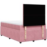  Krevet s oprugama i madracem ružičasti 120 x 190 cm baršunasti | shoptok.hr