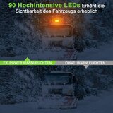 SOLAR ENERGY led vrtljiva opozorilna luč z baterijo in usb polnjenjem Odprta Embalaža | Shoptok.si