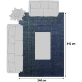 Novel Preproga Z Visokim Florom Ata, Siva, 240x340cm | Shoptok.si