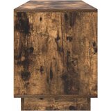 TV ormarić s LED svjetlima boja dimljenog hrasta 160,5x41x50 cm | Eponuda.com
