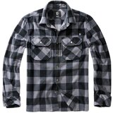 Brandit Jeff Fleece Shirt Long Sleeve black/grey Cijene