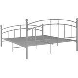  Za krevet sivi metalni 140 x 200 cm | shoptok.hr