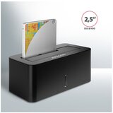 Axagon ADSA-SN docking station, USB 3.0, 1x 2.5&quot,/3.5&quot, SSD/HDD, SATA 6, crna AXAGON ADSA-SN priključna stanica tvrdog diska | Eponuda.ba