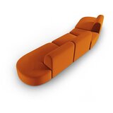 Milo Casa Baršunasti sofa boja terakote s lijevim kutom 428 cm Paolo – | shoptok.hr