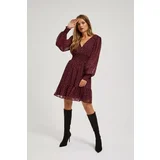 Moodo dress with fluffy sleeves