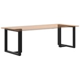  Noge za blagovaonski stol T-oblika 2 kom Crne 80x35x(72-73) cm Čelik | shoptok.hr