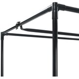 vidaXL garderobna omara 75x50x160 cm siva | Shoptok.si