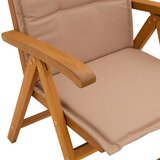  Set za blagovanje u vrtu od 5 dijelova Prirodna | shoptok.hr