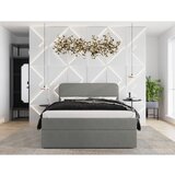 MID.YOU POSTELJA Z VZMETNICO 120 cm x 200 cm , tekstil siva | Shoptok.si