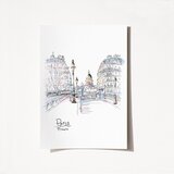 Wallity Poster Francuska Pariz-2029, 50x70 cm Cijene