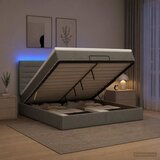  od pjene s madracem i LED-om Tamnosiva 140 x 200 cm | shoptok.hr
