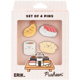 Grupo Erik Editores S. L. Manga, Pusheen - Bedževi set 4 - Pusheen, Sushi Roll Cene