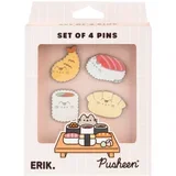 Manga, Pusheen - Bedževi set 4 - Pusheen, Sushi Roll